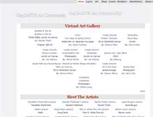 Tablet Screenshot of key2arts.com